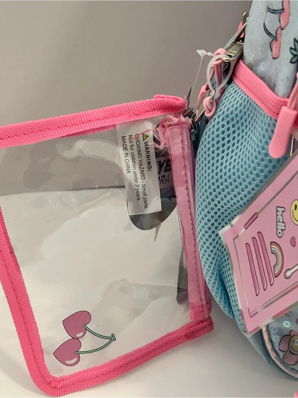 Adorable Kids Sequin Backpack with stationary set and Lunch Bag NWT